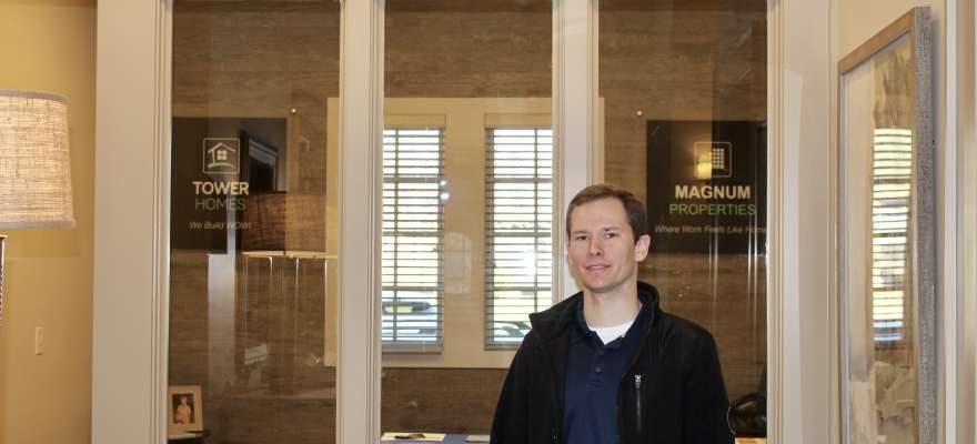 Tower Homes office renovation leader, Zac Meadows