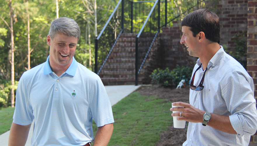 Brodie Croyle and Clint Johnston