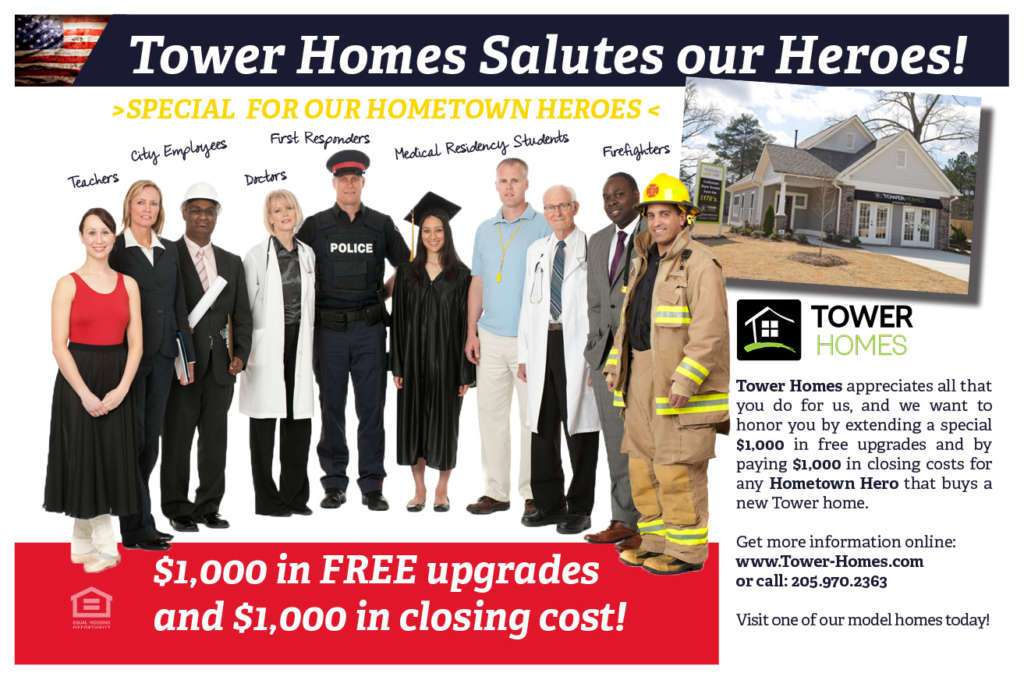 Hometown Heroes Special from Tower Homes