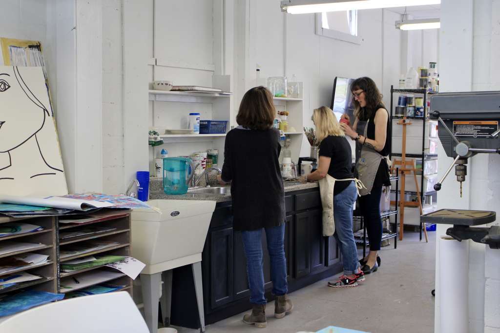 Studio teachers prepare for art classes