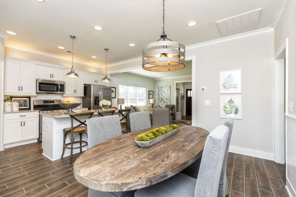 A kitchen in a new Oxmoor Village home