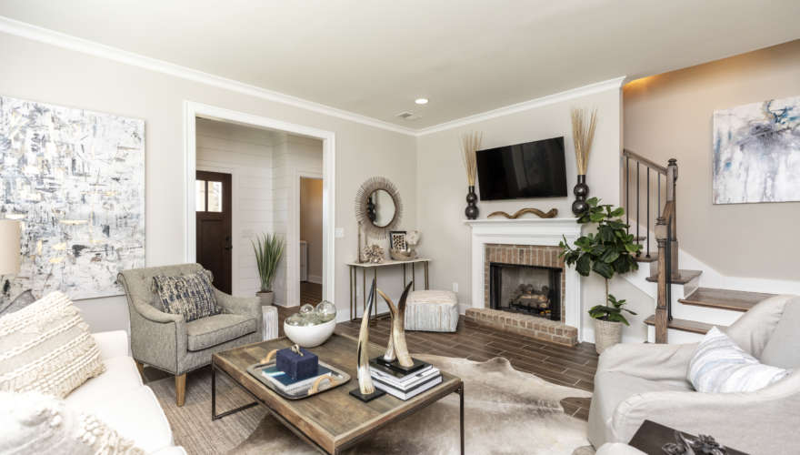 A mantel in a Tower home