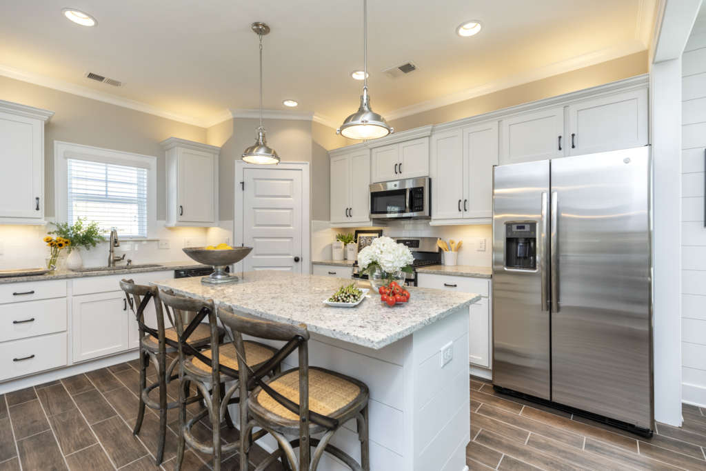 a clean kitchen in a new home for the new year