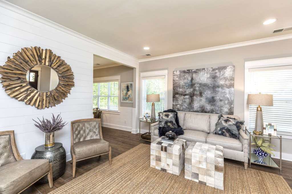 A living room in a Tower Homes home in birmingham