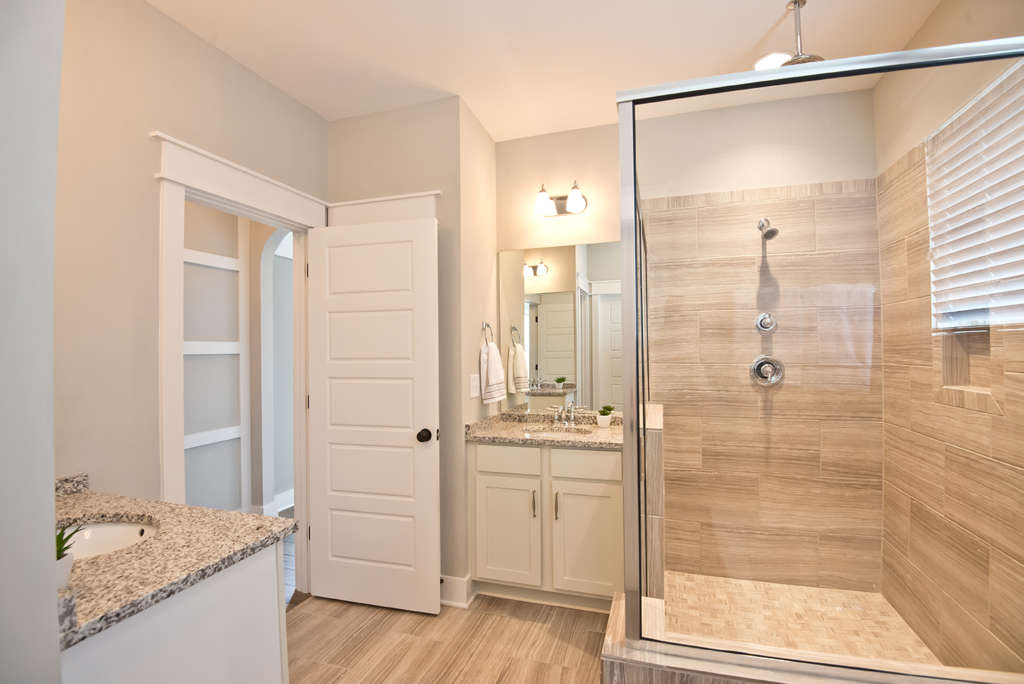 a bathroom in a Tower Homes home