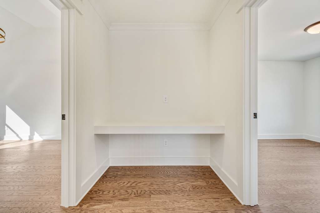 Homes in Oxmoor Grove include features like this built-in desk nook office