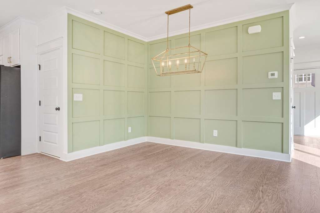 The dining room in the Oxmoor Grove model home